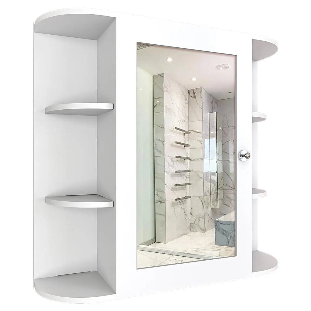 Bathroom Cabinet with 10 Spacious Shelves