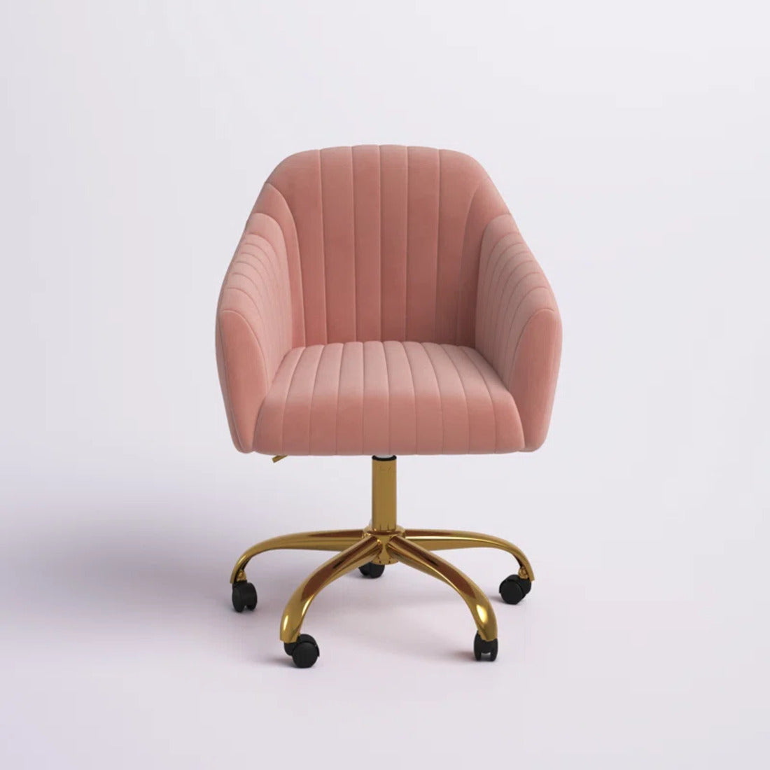 Baby Pink Velvet Comfy chair