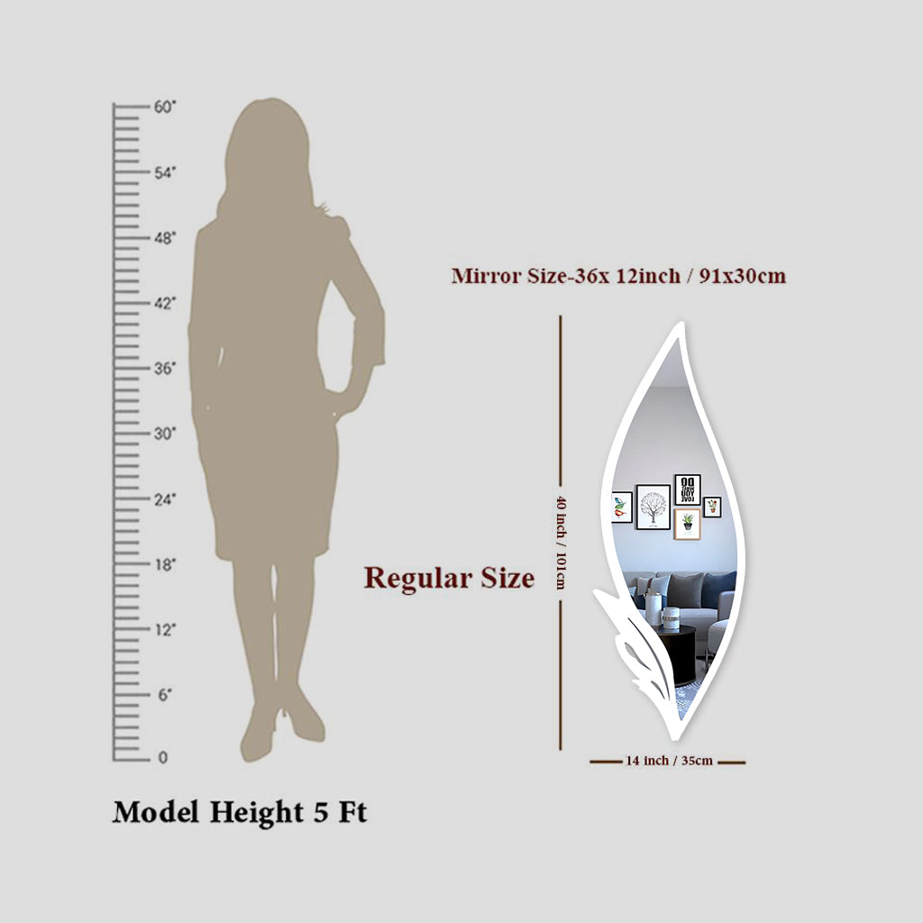 Metallic White Finish Frame