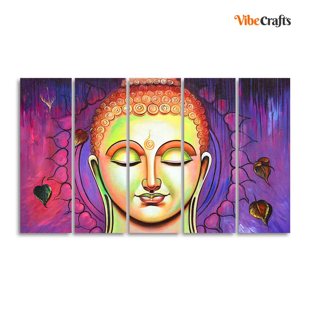 Buddha Meditating Wall Painting