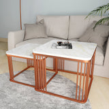 home decorative nesting tables set of 2