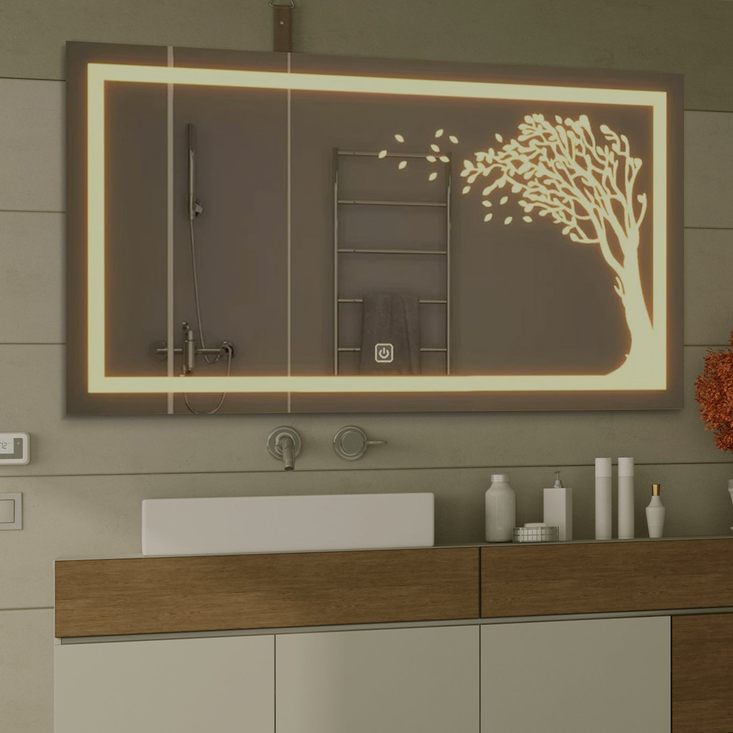 Rectangular Shape Bathroom Mirror