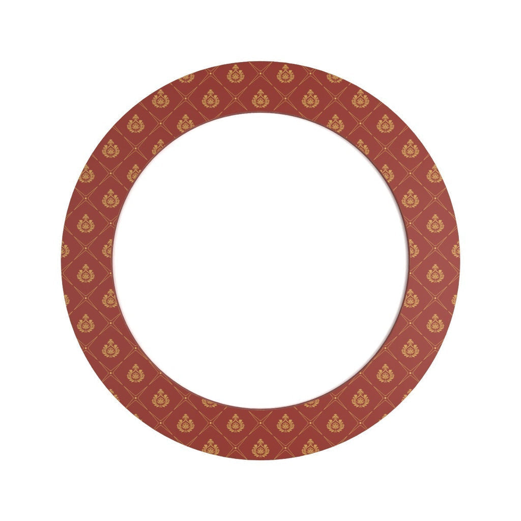 Printed Round Mirror