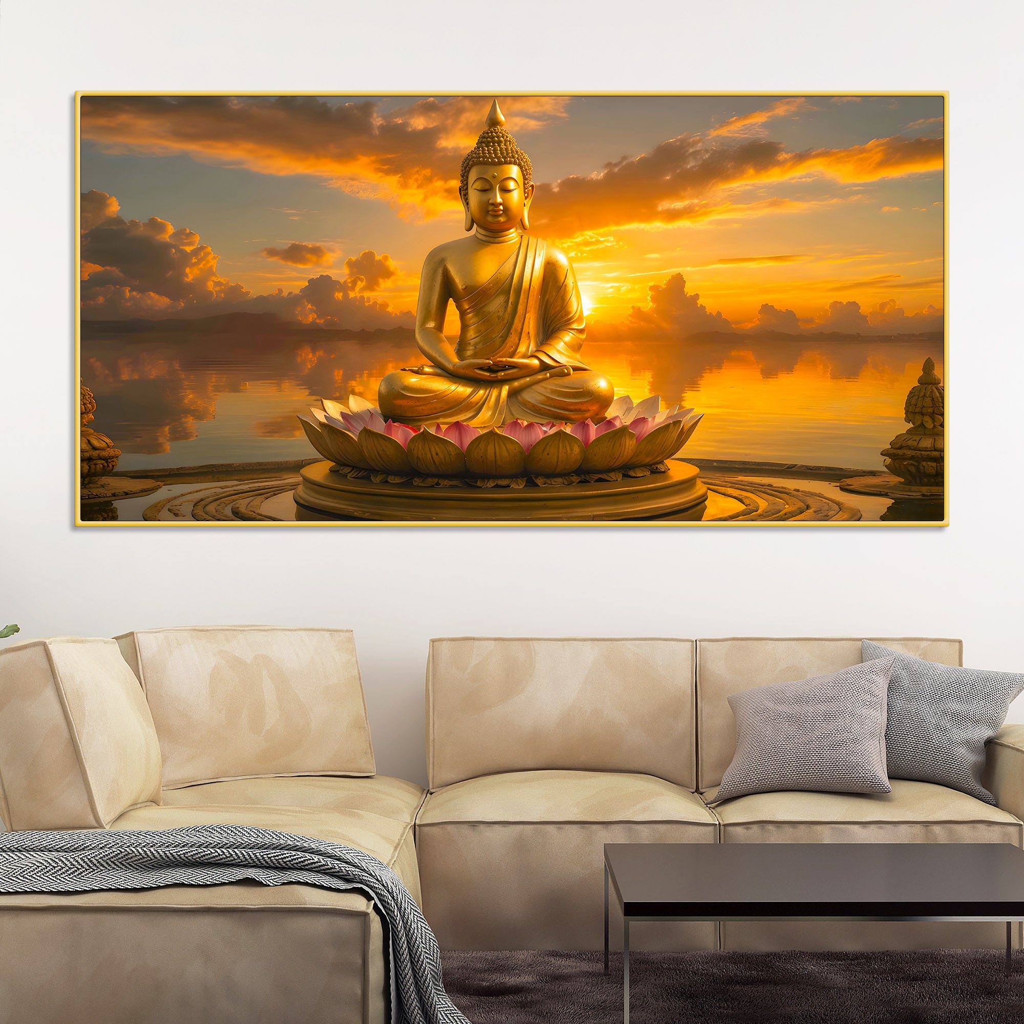 Wall Decoration Buddha Canvas Painting
