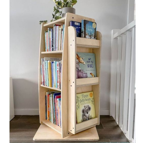 Wooden Book Rack for Kids |Book Organizer Shelf for Bedroom & Study Room