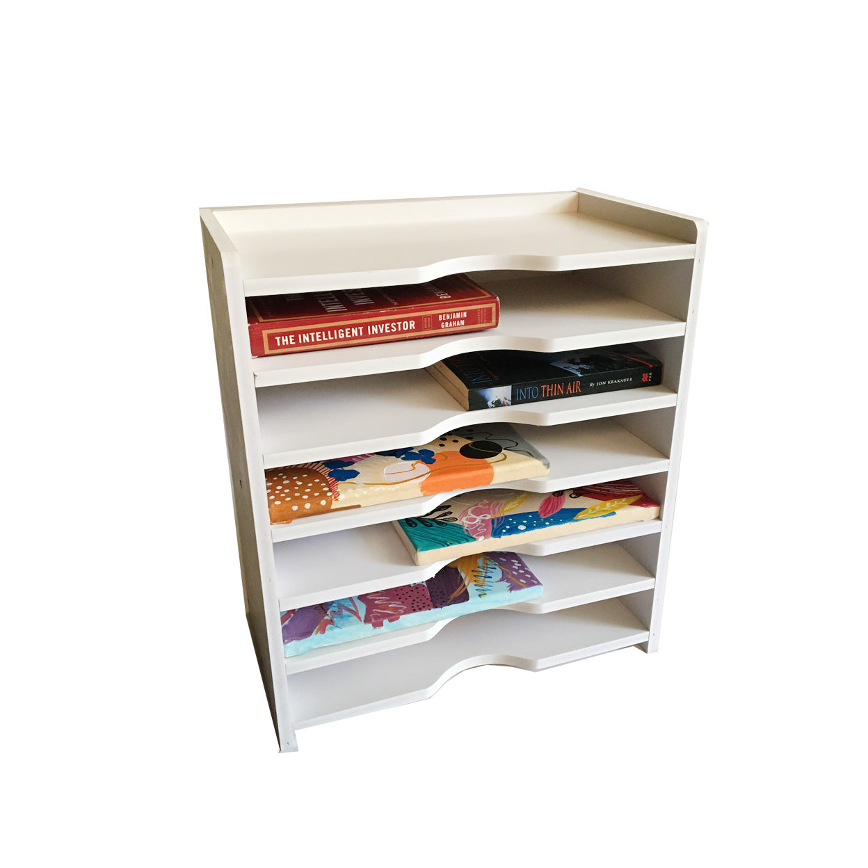 Wooden Desk File Organizer | Multi-Tier Office Document Storage Rack