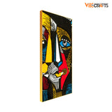 Faces Floating Canvas Wall Painting