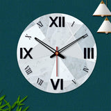White Wooden Wall Clock