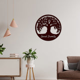 Tree Design Wooden Wall Hanging