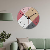 Colourful Wooden Wall Clock