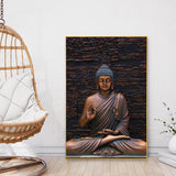Buddha Floating Canvas Wall Painting