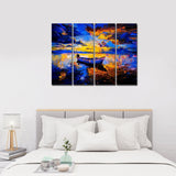  Sunset Background Wall Painting 