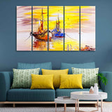 Ocean Five Pieces Wall Painting