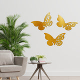  Wall Hanging of Beautiful Golden Butterflies