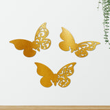  Hanging of Beautiful Golden Butterflies