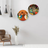  Ceramic Hanging Wall Plates - Vibecrafts