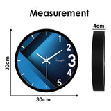 Blue And Black Colorful Designer Clock