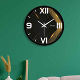 Golden Designer Wall Clock