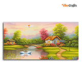 Houses Canvas Wall Painting