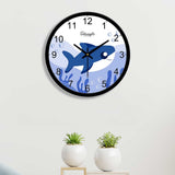 Blue Colour Wall Clock