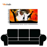  under a Tree in Sunset Canvas Wall Painting