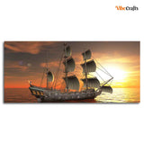Boat Premium Canvas Wall Painting
