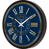 Blue Background Wall Clock