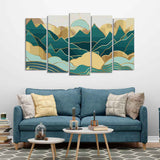 Mountains Luxurious Pattern Wall Painting