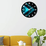Blue Arrow Designer Wall Clock