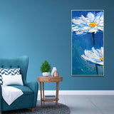 White Flower Premium Canvas Wall Painting