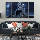Shiva Canvas Wall Painting Set of Five