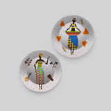 Wall Hanging Plates of Two Pieces