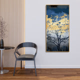 Gold Leaf Tree Canvas Wall Painting