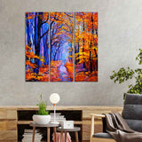 Forest Canvas Wall Painting Set of 3