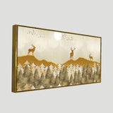 Beautiful Golden Canvas Wall Painting