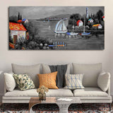  Lake View Scenery Canvas Wall Painting