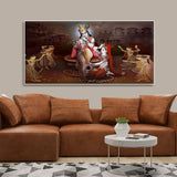 Playing Flute Canvas Wall Painting