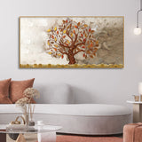 Beautiful Red and Yellow Leaf Tree Canvas Wall Painting