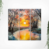  Set of 3 Pieces Wall Painting 