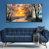 Sunset Scenery Premium Wall Painting