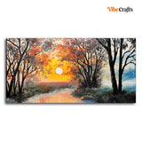 Beautiful Sunset Premium Wall Painting