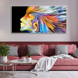  Imagination and Graphic Design Abstract Wall Painting