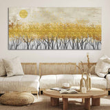Leaf Trees Canvas Wall Painting