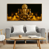 Wall Painting of Golden Lord Ganesha