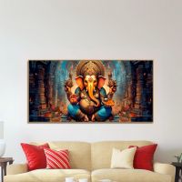 Lord Ganesha Canvas Paintings For Wall