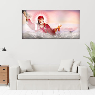 Divine Sai Baba Wall Painting