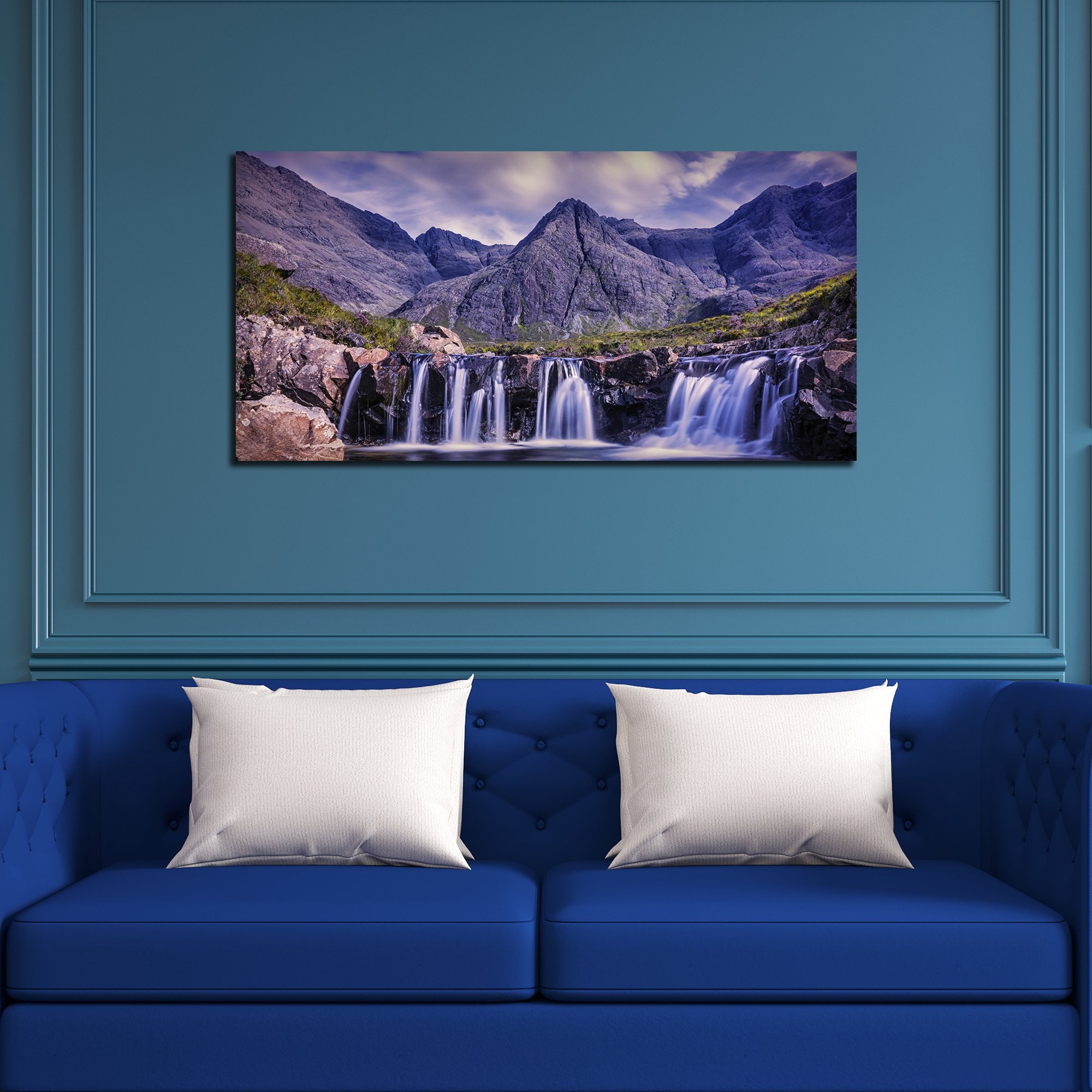 Beautiful Waterfall Wall Painting