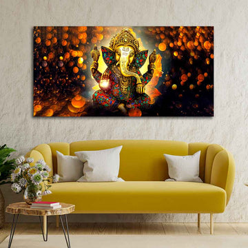 Ganpati Painting On Wall