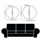 Modern Golden Texture Art Semi Circle Frames Set Of 2