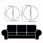 3D Abstract Golden Line Art Semi Circle Frames Set Of 2